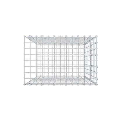 Gabião tipo 2 100 cm x 60 cm x 40 cm, malhagem 5 cm x 10 cm, anel C
