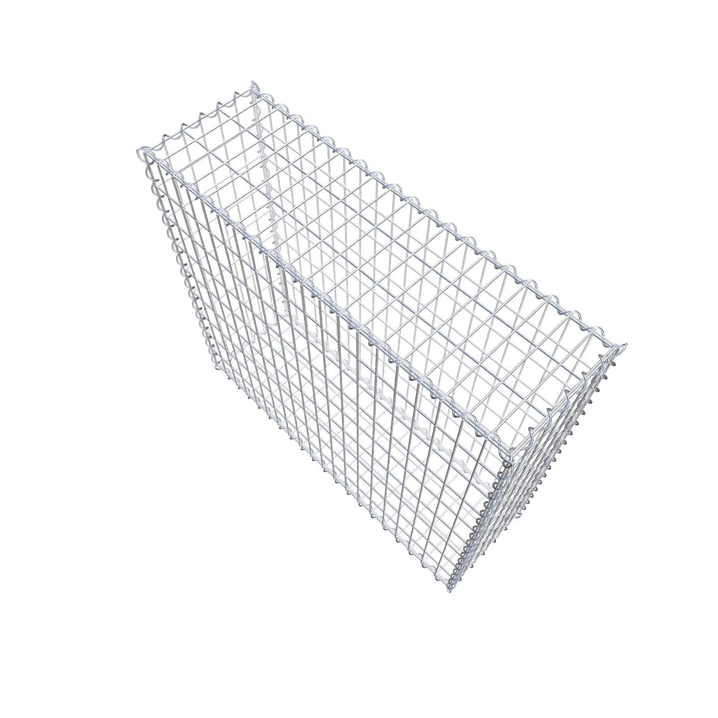 Gabion 100 cm x 90 cm x 30 cm (L x H x D), mesh size 5 cm x 10 cm, spiral
