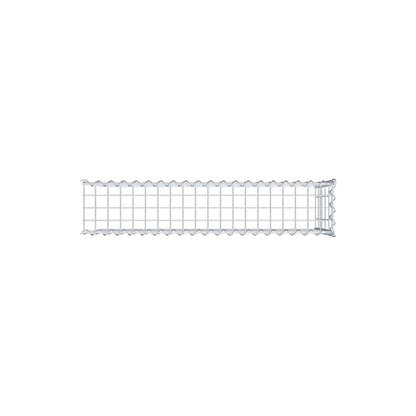 Gabião Tipo 4 100 cm x 50 cm x 20 cm (C x A x P), malhagem 5 cm x 10 cm, espiral
