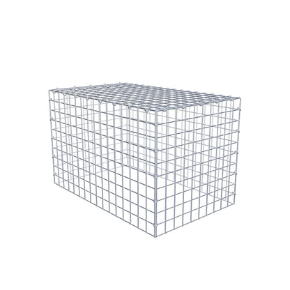 Pila adicional tipo 3 80 cm x 50 cm x 50 cm (L x A x P), malla 5 cm x 5 cm, anillo en C