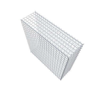 Gabião tipo 2 100 cm x 100 cm x 30 cm (C x A x P), malhagem 5 cm x 5 cm, espiral