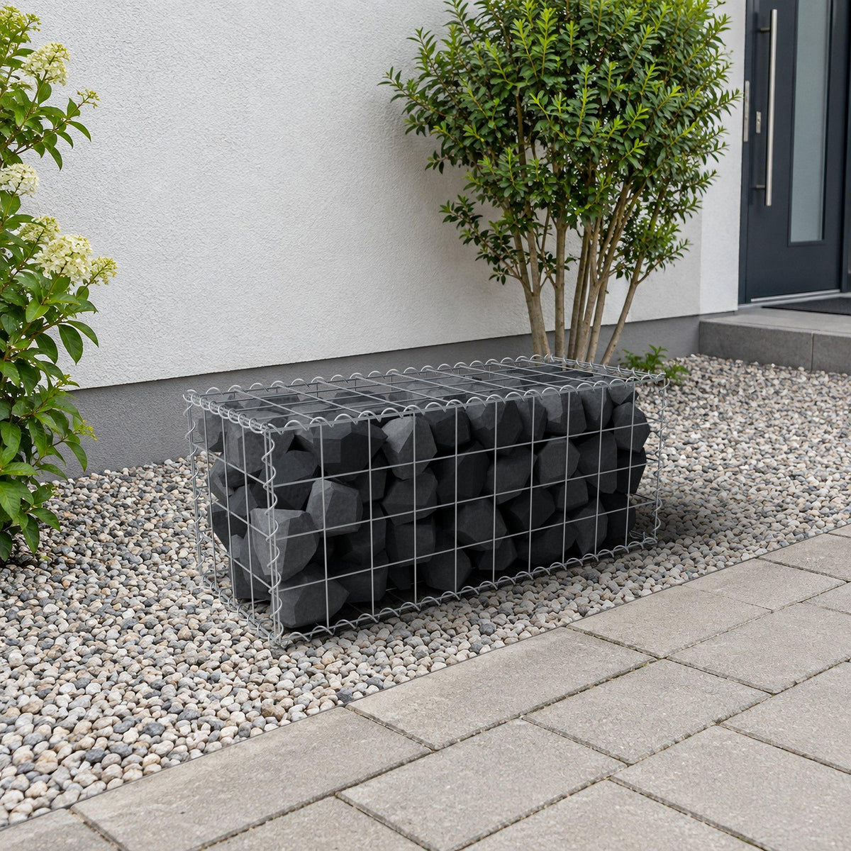 Gabion 100 cm x 40 cm x 40 cm (L x H x D), mesh size 10 cm x 10 cm, spiral