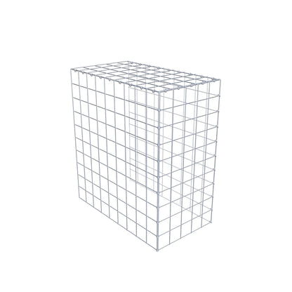 Mounted gabion type 4 100 cm x 90 cm x 50 cm (L x H x D), mesh size 10 cm x 10 cm, C-ring
