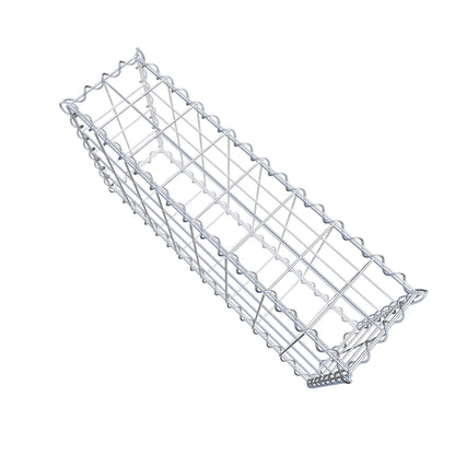 Gabion 80 cm x 40 cm x 20 cm (L x H x P), mailles 10 cm x 10 cm, spirale