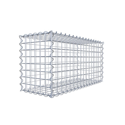 Gabião 80 cm x 40 cm x 30 cm (C x A x P), malhagem 5 cm x 5 cm, espiral