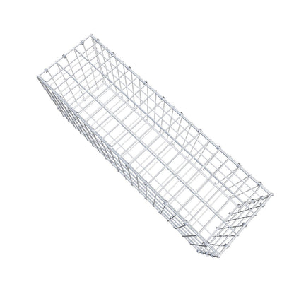 Gabion 100 cm x 40 cm x 30 cm (L x H x D), mesh size 5 x 10 cm, spiral ring