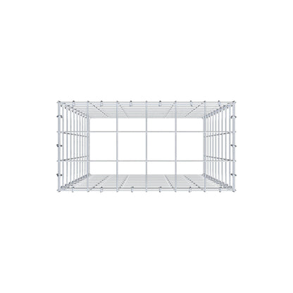 Gabbione aggiuntivo di tipo 3 100 cm x 60 cm x 30 cm (L x A x P), maglia 10 cm x 10 cm, anello a C