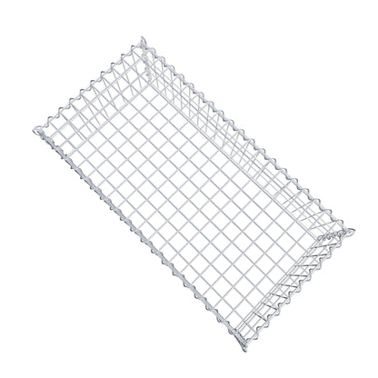 Grown-on gabion type 3 100 cm x 30 cm x 50 cm (L x H x D), mesh size 5 cm x 10 cm, spiral