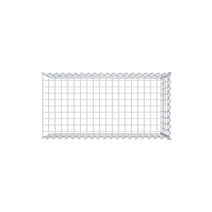 Grown-on gabion type 4 100 cm x 50 cm x 50 cm (L x H x D), mesh size 5 cm x 10 cm, spiral