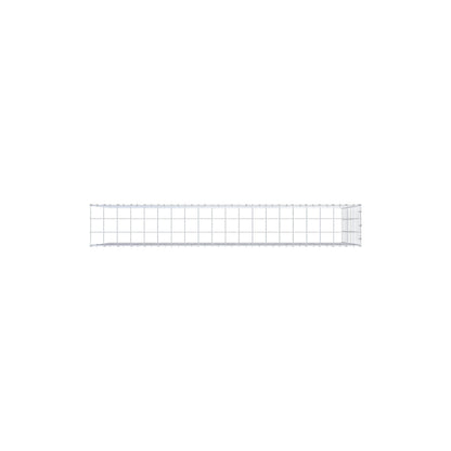 Mounted gabion type 4 200 cm x 100 cm x 30 cm (L x H x D), mesh size 10 cm x 10 cm, C-ring