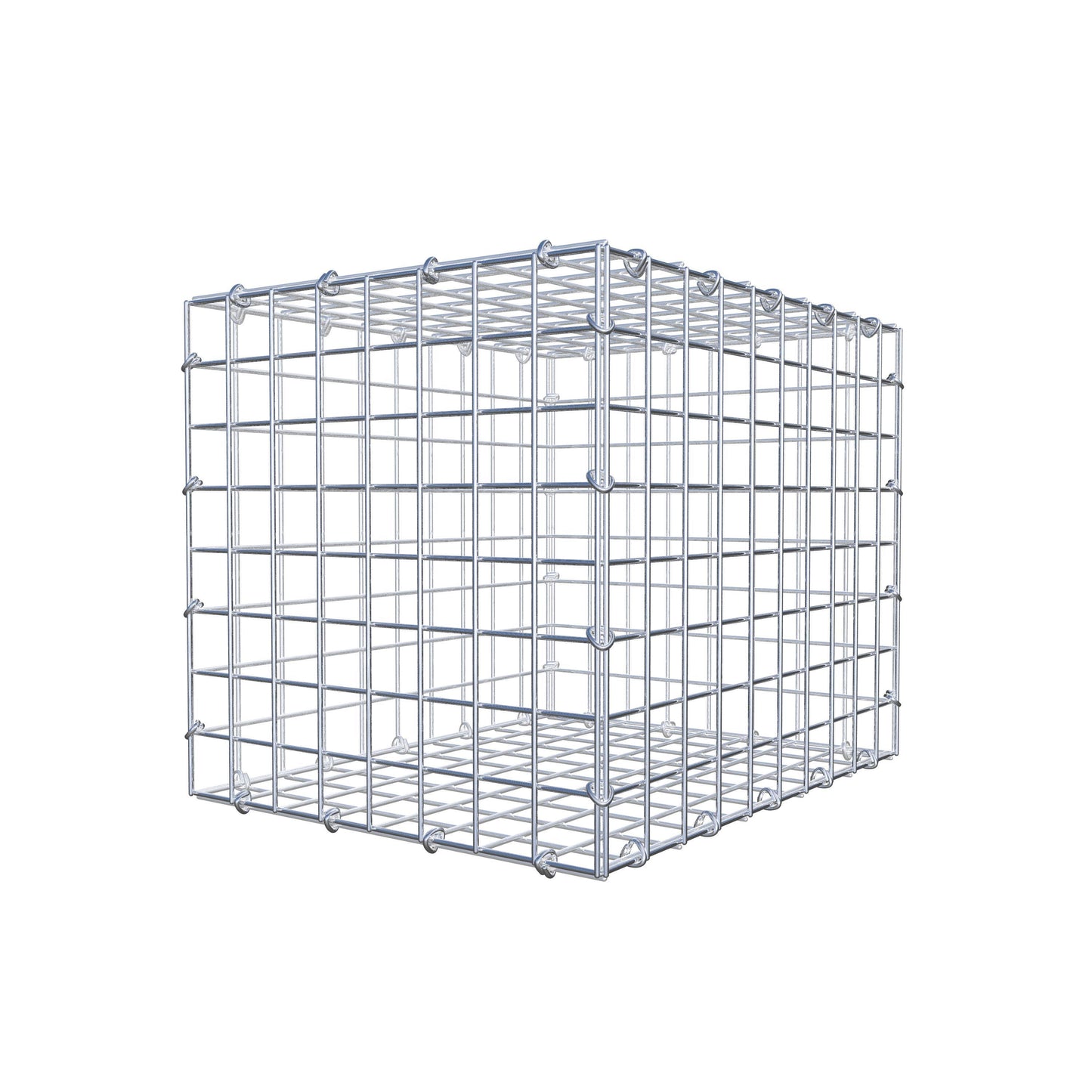 Gabião 50 cm x 40 cm x 40 cm (C x A x P), malhagem 5 cm x 5 cm, anel C