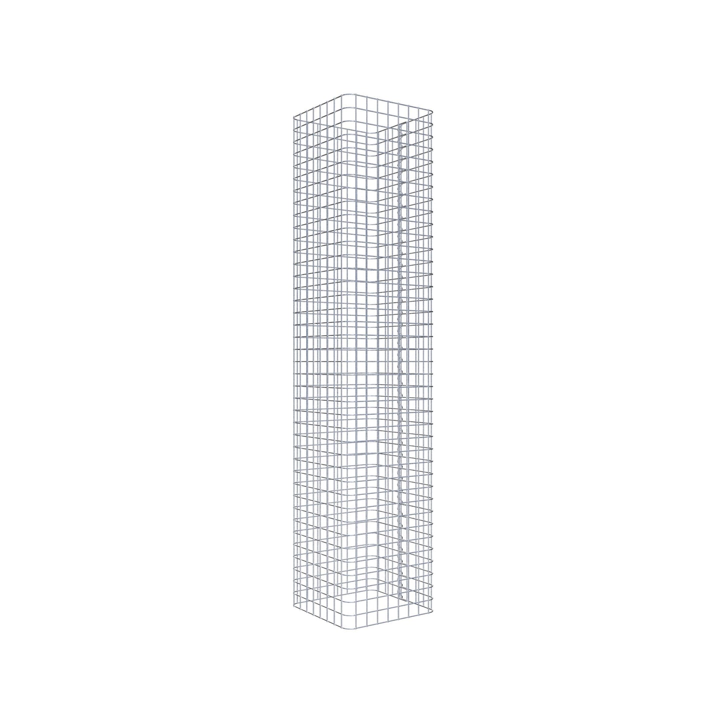 Gabion column square 42 cm x 42 cm, 200 cm high, MW 5 cm x 5 cm