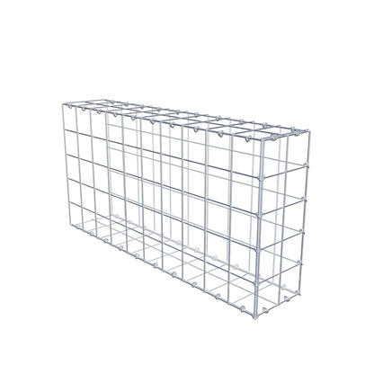 Gavión complementario de tipo 2 100 cm x 50 cm x 20 cm (L x A x P), malla 10 cm x 10 cm, anillo en C