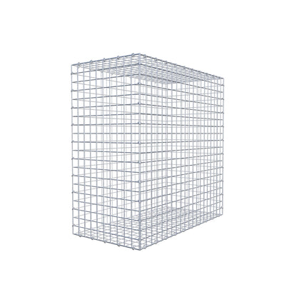 Gabion 100 cm x 100 cm x 50 cm (L x H x D), maskestørrelse 5 cm x 5 cm, C-ring