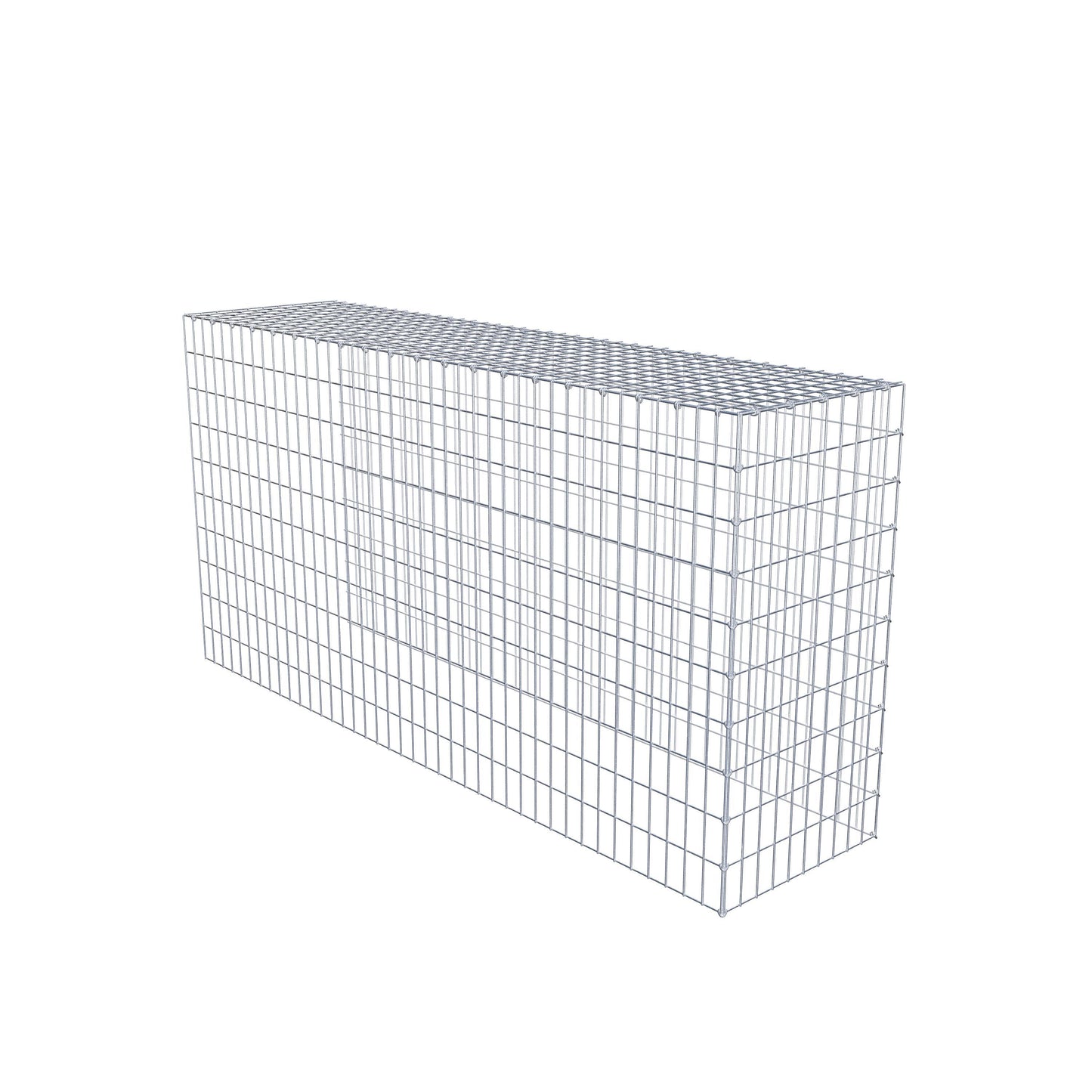 Fourche rapportée type 4 200 cm x 100 cm x 50 cm (L x H x P), mailles 5 cm x 10 cm, anneau en C