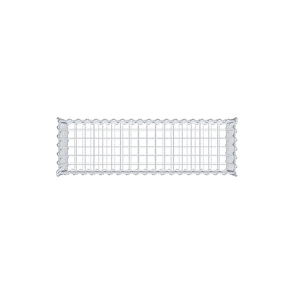 Gabbione 100 cm x 30 cm x 30 cm (L x H x P), maglia 5 cm x 5 cm, spirale