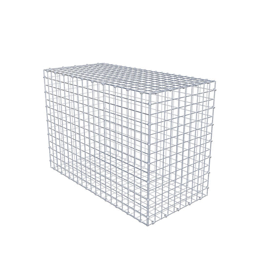 Gabion 100 cm x 70 cm x 50 cm (L x H x D), maskestørrelse 5 x 5 cm, spiralring
