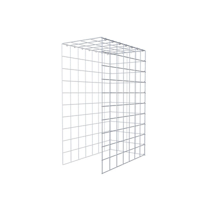 Fourche rapportée type 4 100 cm x 70 cm x 40 cm (L x H x P), mailles 10 cm x 10 cm, anneau C