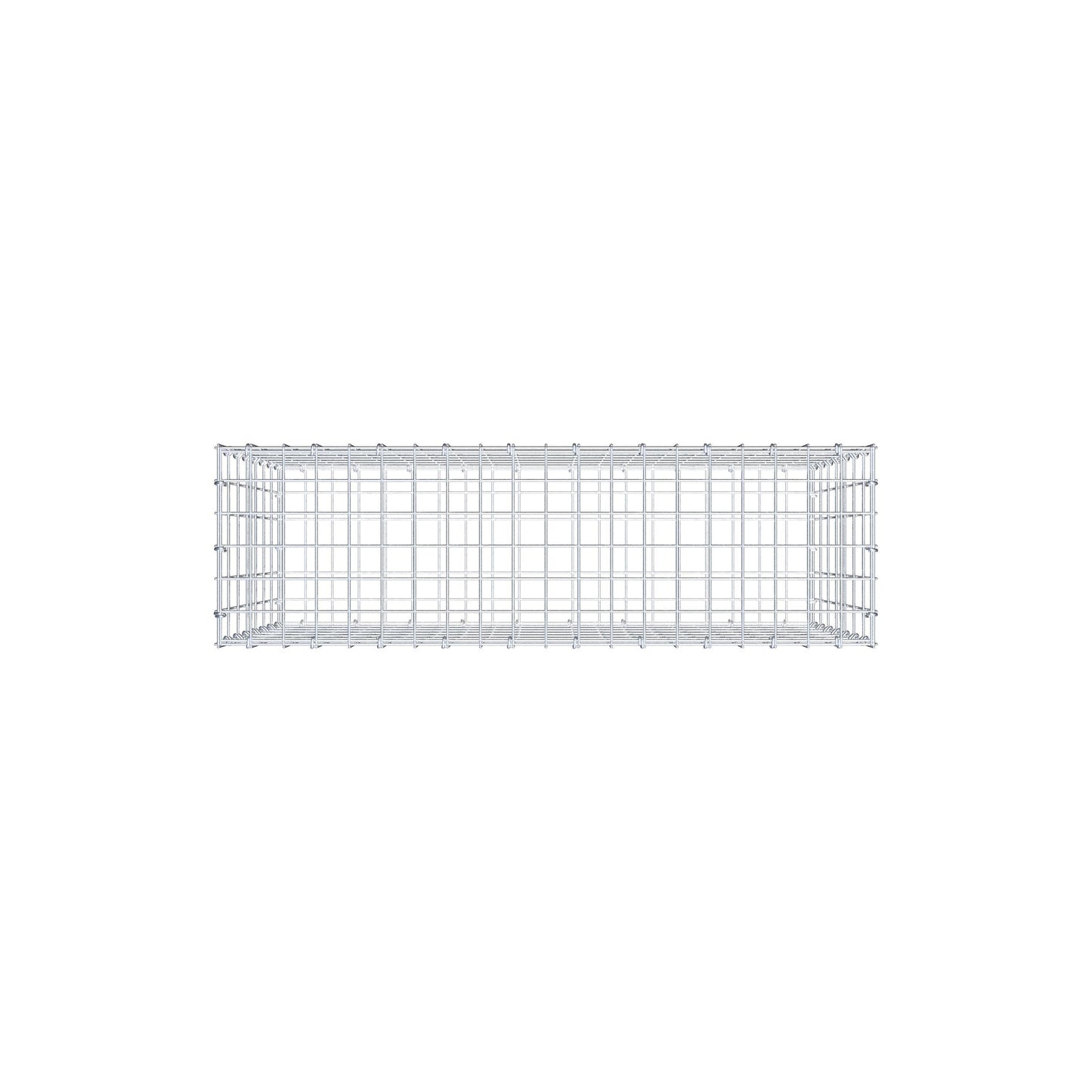 Gabion 100 cm x 70 cm x 30 cm (L x H x D), mesh size 5 cm x 10 cm, C-ring