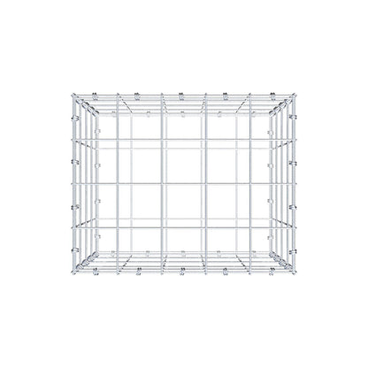 Gabion 50 cm x 40 cm x 40 cm (L x H x D), maskestørrelse 10 x 10 cm, spiralring