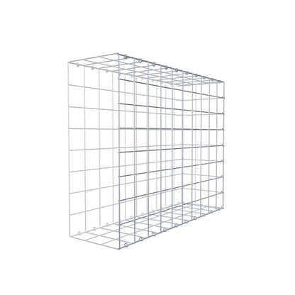 Anbaugabione Typ 2 100 cm x 80 cm x 30 cm (L x H x T), Maschenweite 10 cm x 10 cm, C-Ring