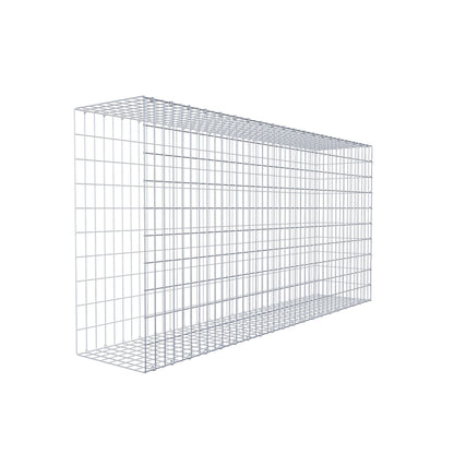 Opzetpaal type 2 200 cm x 100 cm x 40 cm, maaswijdte 5 cm x 10 cm, C-ring