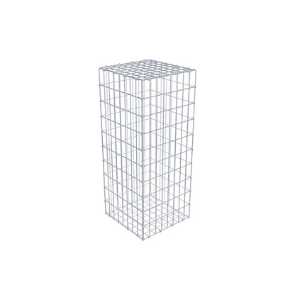 Gabião 100 cm x 40 cm x 40 cm (C x A x P), malhagem 5 cm x 10 cm, anel C