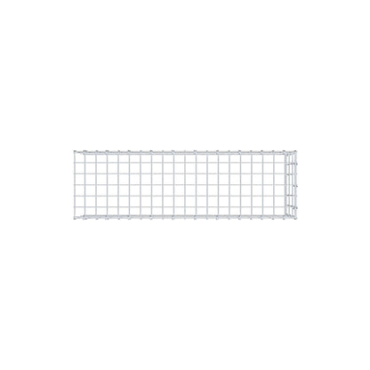 Gabião Tipo 4 100 cm x 30 cm x 30 cm (C x A x P), malhagem 5 cm x 10 cm, anel C
