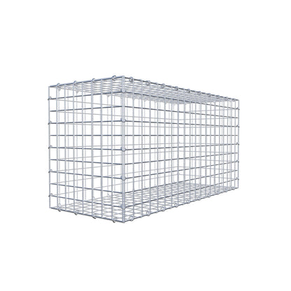 Gabião 100 cm x 50 cm x 40 cm (C x A x P), malhagem 5 cm x 5 cm, anel C