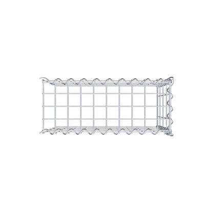 Anbaugabione Typ 4 50 cm x 40 cm x 20 cm (L x H x T), Maschenweite 5 cm x 10 cm, Spirale