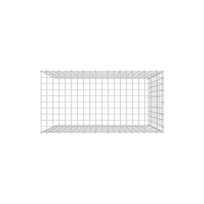 Extra gabion typ 4 100 cm x 100 cm x 50 cm (L x H x D), maskstorlek 5 cm x 10 cm, C-ring