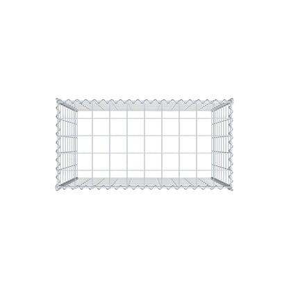 Add-on schanskorf type 3 100 cm x 90 cm x 50 cm (L x H x D), maaswijdte 10 cm x 10 cm, spiraal