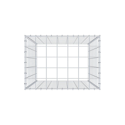 Type 3 oplegkorf 100 cm x 70 cm x 50 cm (L x H x D), maaswijdte 10 cm x 10 cm, C-ring