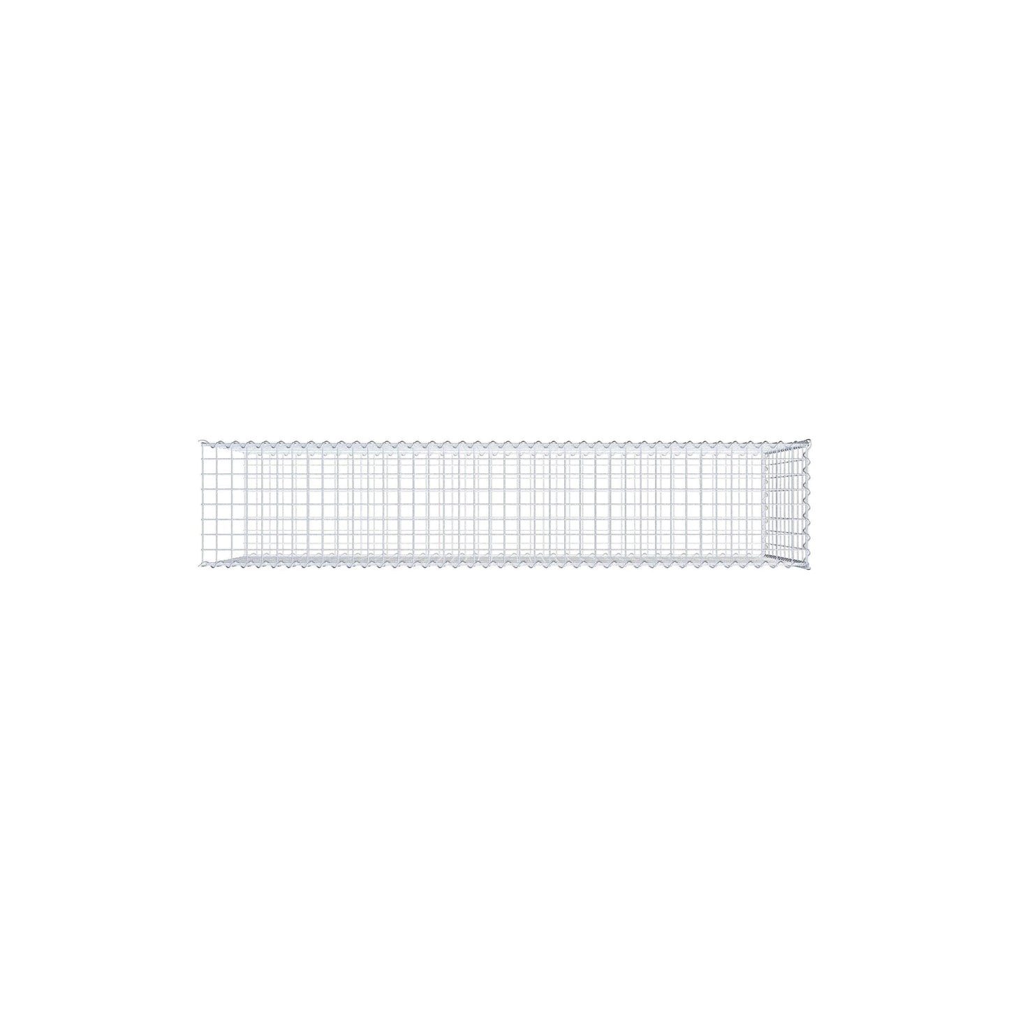 Grown-on gabion type 2 200 cm x 100 cm x 40 cm (L x H x D), mesh size 5 cm x 10 cm, spiral