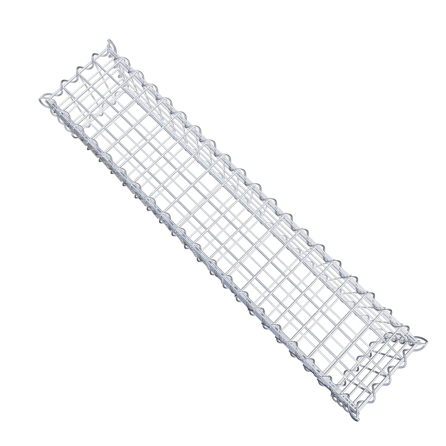 Gabion 100 cm x 20 cm x 20 cm (L x H x D), mesh size 5 cm x 5 cm, spiral