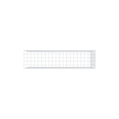 Mounted gabion type 4 200 cm x 100 cm x 50 cm (L x H x D), mesh size 10 cm x 10 cm, C-ring