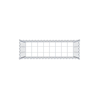 Grown-on gabion type 3 100 cm x 70 cm x 30 cm (L x H x D), mesh size 10 cm x 10 cm, spiral
