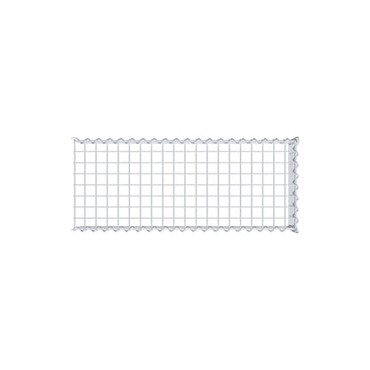 Grown-on gabion type 4 100 cm x 20 cm x 40 cm (L x H x D), mesh size 5 cm x 5 cm, spiral