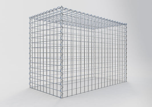 Anbaugabione Typ 3 100 cm x 70 cm x 50 cm (L x H x T), Maschenweite 5 cm x 5 cm, Spirale