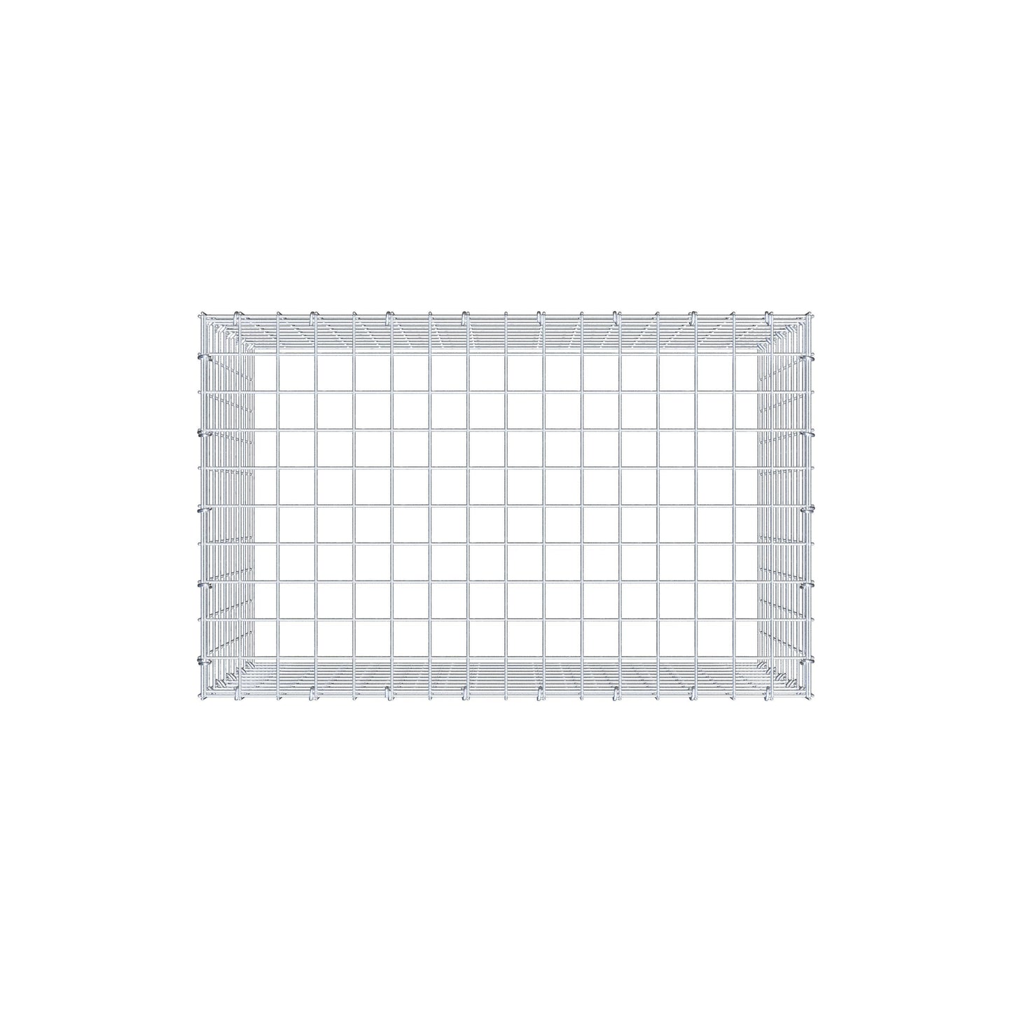 Pila adicional tipo 3 80 cm x 50 cm x 50 cm (L x A x P), malla 5 cm x 5 cm, anillo en C