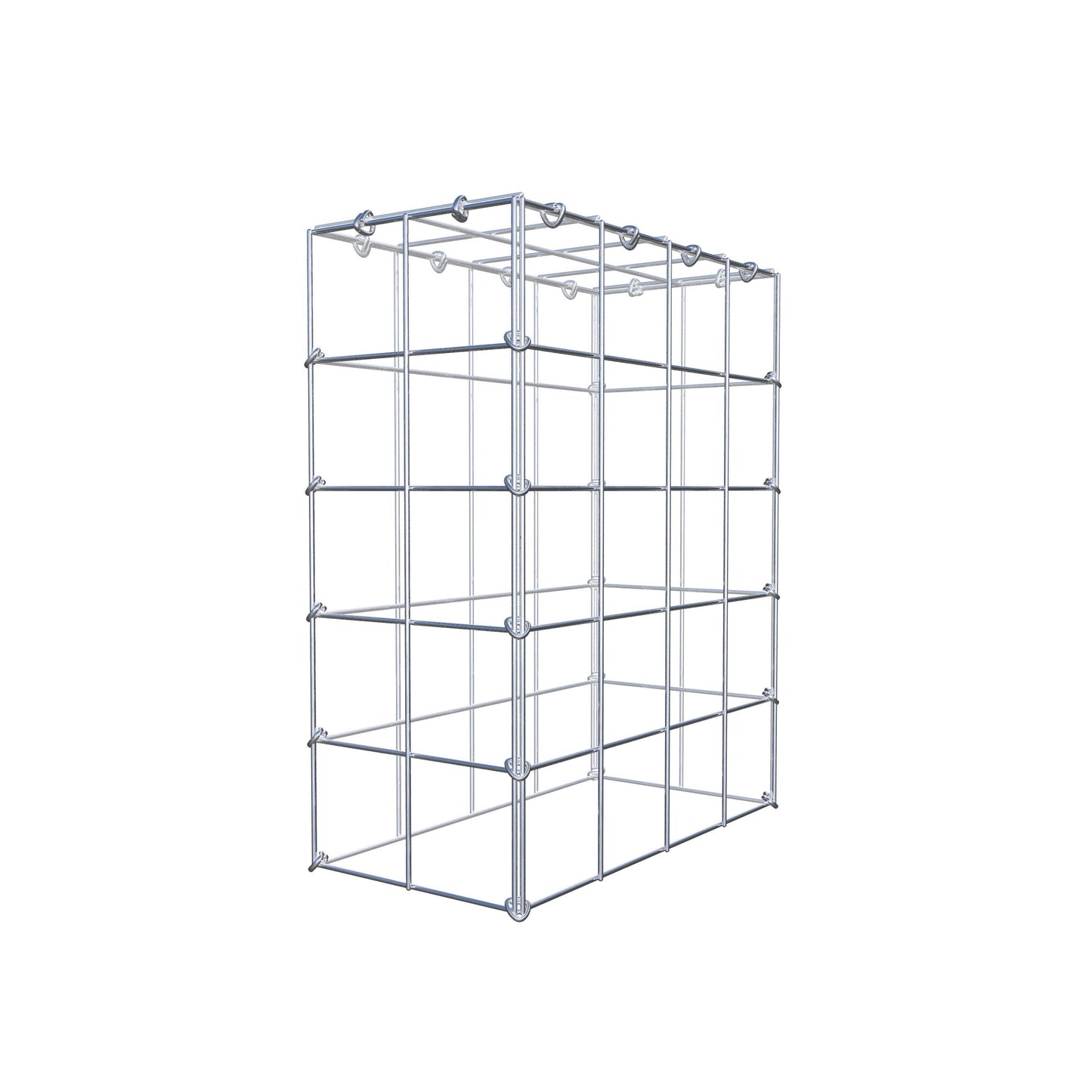 Anbaugabione Typ 3 50 cm x 40 cm x 20 cm (L x H x T), Maschenweite 10 cm x 10 cm, C-Ring