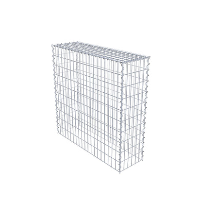 Påväxt gabion typ 3 100 cm x 100 cm x 30 cm (L x H x D), maskstorlek 5 cm x 10 cm, spiral
