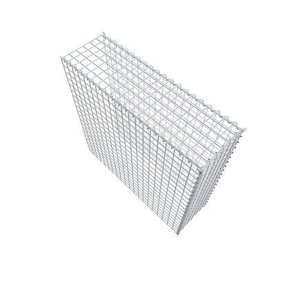 Opvokset gabion type 4 100 cm x 100 cm x 30 cm (L x H x D), maskestørrelse 5 cm x 5 cm, spiral