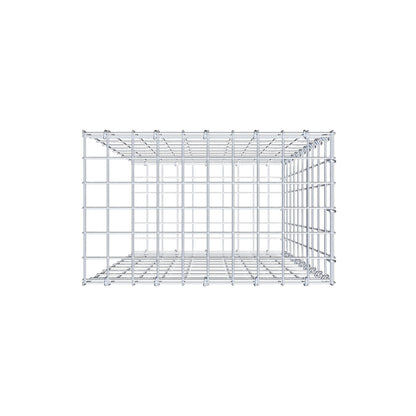 Pila adicional tipo 2 100 cm x 50 cm x 30 cm, malla 5 cm x 10 cm, anillo en C