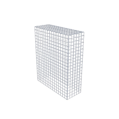 Gavión complementario de tipo 3 100 cm x 80 cm x 30 cm (largo x alto x fondo), malla 5 cm x 5 cm, anillo en C