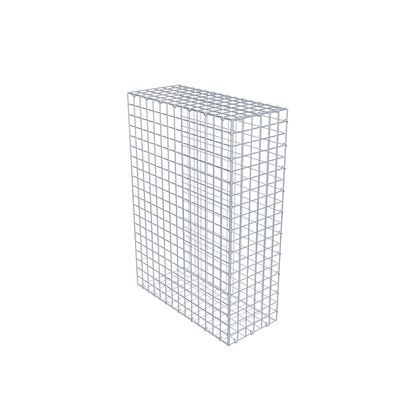 Monteret gabion type 2 100 cm x 70 cm x 30 cm (L x H x D), maskestørrelse 5 cm x 5 cm, C-ring