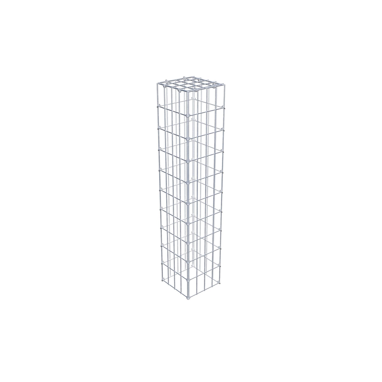 Anbaugabione Typ 3 100 cm x 20 cm x 20 cm (L x H x T), Maschenweite 5 cm x 10 cm, C-Ring