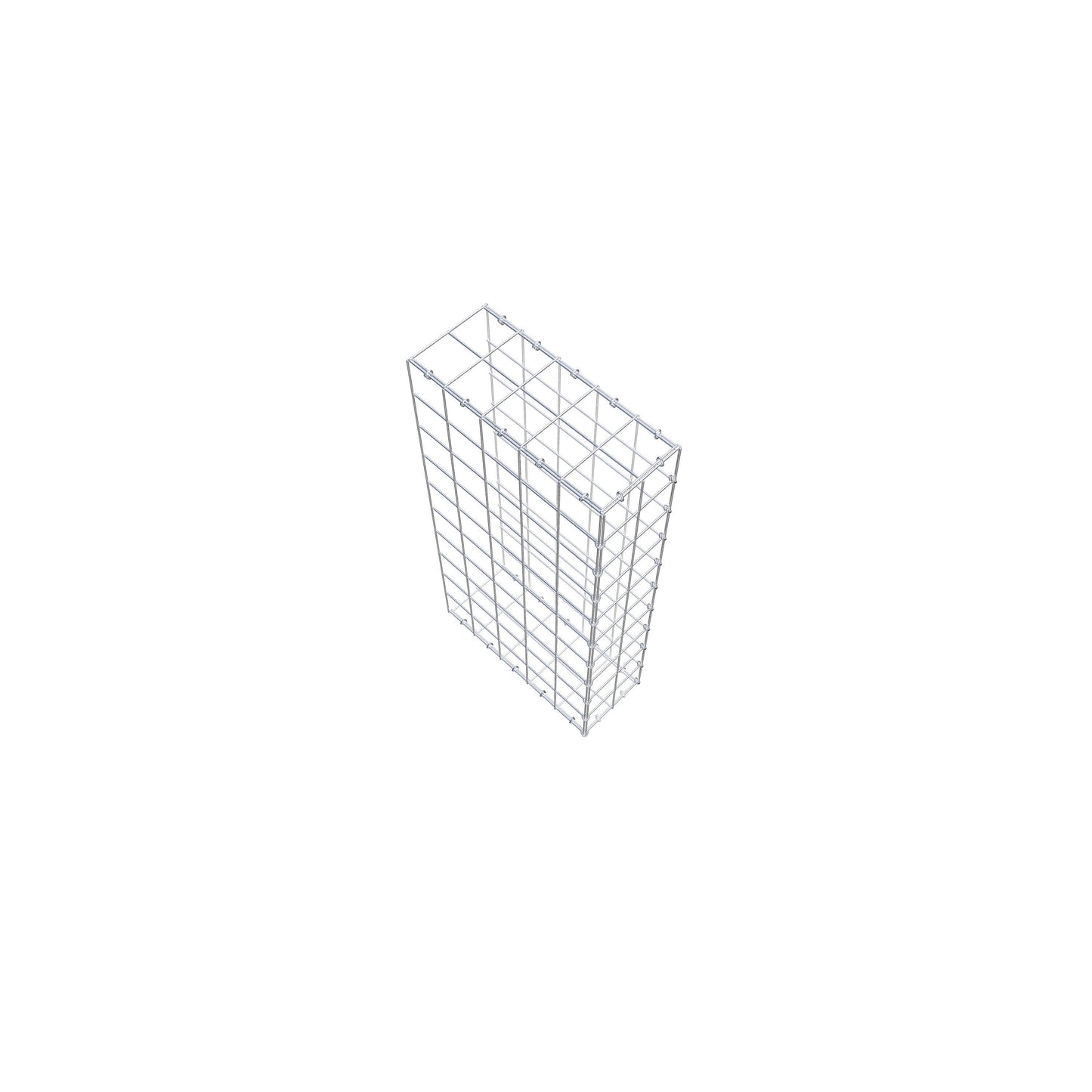Gavión complementario de tipo 2 100 cm x 50 cm x 20 cm (L x A x P), malla 10 cm x 10 cm, anillo en C