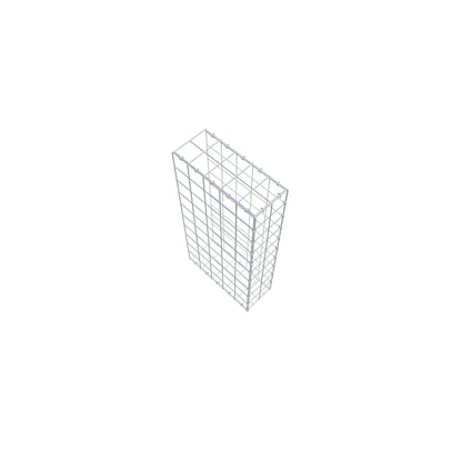 Gavión complementario de tipo 2 100 cm x 50 cm x 20 cm (L x A x P), malla 10 cm x 10 cm, anillo en C