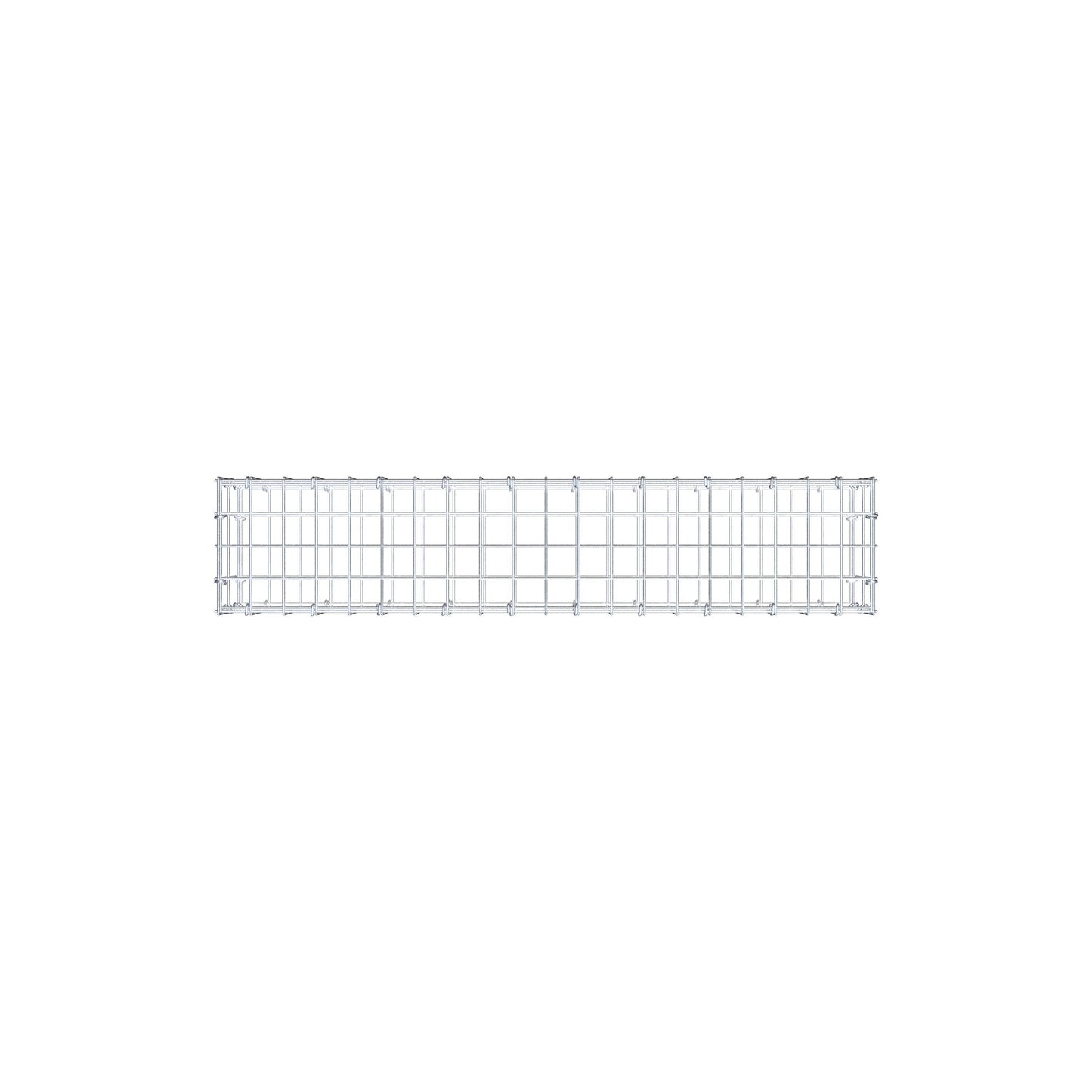 Gabione 100 cm x 20 cm x 20 cm (L x H x T), Maschenweite 5 cm x 10 cm, C-Ring
